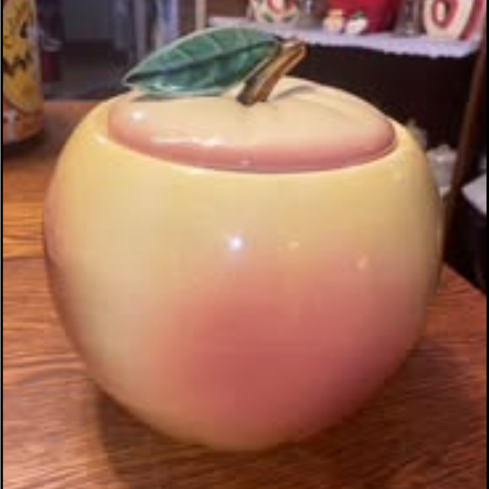 Vintage Apple Cookie Jar by McCoy